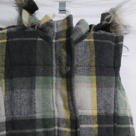 HERITAGE 1981 - An American Brand | medium | Plaid Vest | Removable Hoodie - Picture 5 of 16